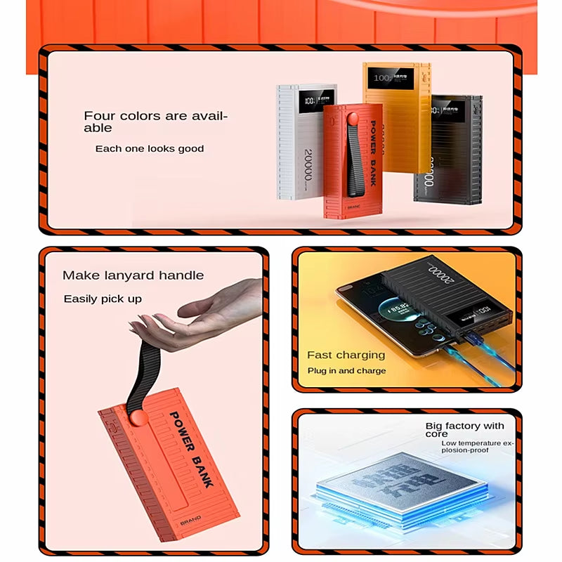 Xiaomi 50000Mah Power Bank 66W Super Fast Charging Battery High Capacity Digital Display Powerbank for Iphone Samsung Huawei2025